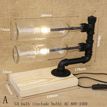 Load image into Gallery viewer, Modern glass Bottle desk light