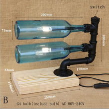 Load image into Gallery viewer, Modern glass Bottle desk light