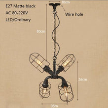 Load image into Gallery viewer, Loft Retro Black Pendant Lights