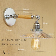 Load image into Gallery viewer, Fashion Loft Glass Wall Lamp