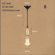 Load image into Gallery viewer, Vintage Iron Pendant Lamp