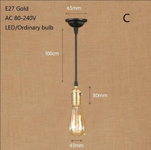 Load image into Gallery viewer, Vintage Iron Pendant Lamp