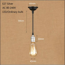 Load image into Gallery viewer, Vintage Iron Pendant Lamp