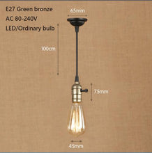 Load image into Gallery viewer, Vintage Iron Pendant Lamp
