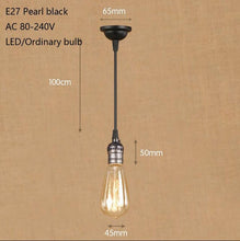 Load image into Gallery viewer, Vintage Iron Pendant Lamp