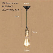 Load image into Gallery viewer, Vintage Iron Pendant Lamp