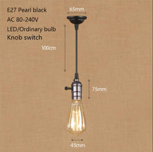 Load image into Gallery viewer, Vintage Iron Pendant Lamp