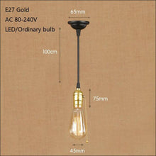 Load image into Gallery viewer, Vintage Iron Pendant Lamp