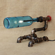 Load image into Gallery viewer, Glass Bottle Desk Lamp