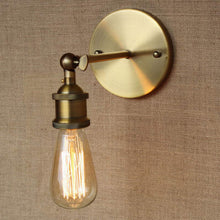 Load image into Gallery viewer, LOFT Antique Gold Metal Wall Lamp