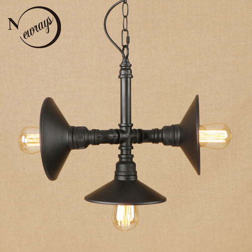 Vintage lron Black Pendant Lamp