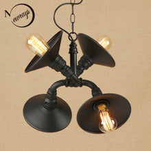 Load image into Gallery viewer, Loft Retro Black Metal Pendant Lamp