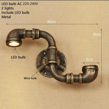 Load image into Gallery viewer, Loft Iron Retro Wall Lamp