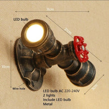 Load image into Gallery viewer, Loft Iron Retro Wall Lamp