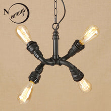 Load image into Gallery viewer, Loft Retro Black Metal Pendant Lights