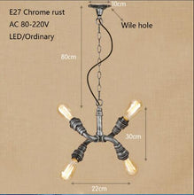 Load image into Gallery viewer, Loft Retro Black Metal Pendant Lights