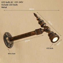 Load image into Gallery viewer, Loft Iron Retro Wall Lamp