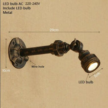 Load image into Gallery viewer, Loft Iron Retro Wall Lamp