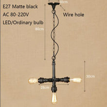 Load image into Gallery viewer, Retro Metal Black Pendant Lamp