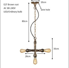 Load image into Gallery viewer, Retro Metal Black Pendant Lamp