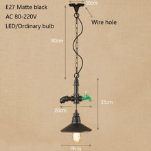 Load image into Gallery viewer, Loft Retro Black Pendant Light
