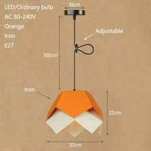 Load image into Gallery viewer, Modern Industrial Iron Pendant Light