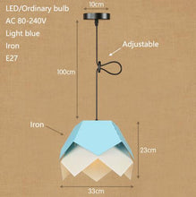 Load image into Gallery viewer, Modern Industrial Iron Pendant Light