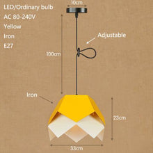 Load image into Gallery viewer, Modern Industrial Iron Pendant Light