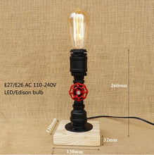 Load image into Gallery viewer, Loft Retro Black Table Lamp