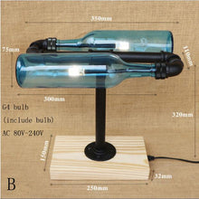 Load image into Gallery viewer, Modern Glass Bottle Desk Light