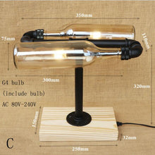 Load image into Gallery viewer, Modern Glass Bottle Desk Light