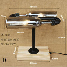 Load image into Gallery viewer, Modern Glass Bottle Desk Light