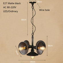 Load image into Gallery viewer, Vintage Black Pendant Lamp