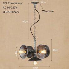 Load image into Gallery viewer, Vintage Black Pendant Lamp