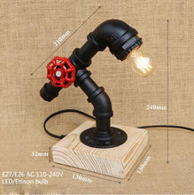 Load image into Gallery viewer, Loft Retro Black Table Lamp