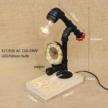 Load image into Gallery viewer, Loft Industrial Vintage Table Lamp
