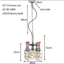 Load image into Gallery viewer, Vintage Iron Pendant Lamp