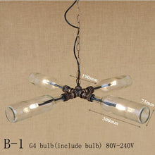 Load image into Gallery viewer, Loft Retro Glass Pendant Lights
