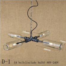 Load image into Gallery viewer, Loft Retro Glass Pendant Lights
