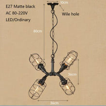 Load image into Gallery viewer, Loft Retro Black Pendant Lights