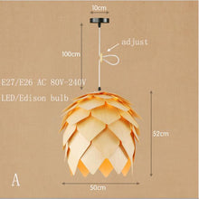 Load image into Gallery viewer, Loft Modern Wood Pendant Lamp