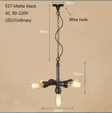 Load image into Gallery viewer, Loft Retro Black Pendant Lights