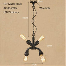 Load image into Gallery viewer, Loft Retro Black Pendant Lights