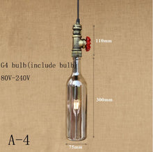 Load image into Gallery viewer, Loft Retro Glass Pendant Lamps