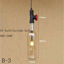 Load image into Gallery viewer, Loft Retro Glass Pendant Lamps