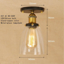 Load image into Gallery viewer, Loft Vintage Iron Ceiling Lamps