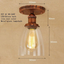 Load image into Gallery viewer, Loft Vintage Iron Ceiling Lamps
