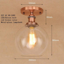 Load image into Gallery viewer, Loft Vintage Iron Ceiling Lamps