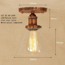 Load image into Gallery viewer, Loft Vintage Iron Ceiling Lamps