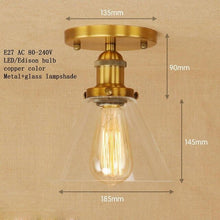 Load image into Gallery viewer, Loft Vintage Iron Ceiling Lamps